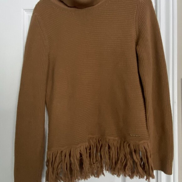 Michael Kors Turtleneck fringe sweater - Picture 1 of 4